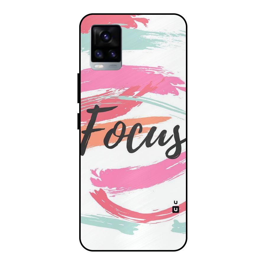 Focus Colours Metal Back Case for Vivo V20 2021