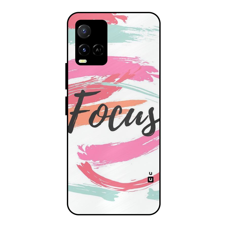 Focus Colours Metal Back Case for Vivo Y21T