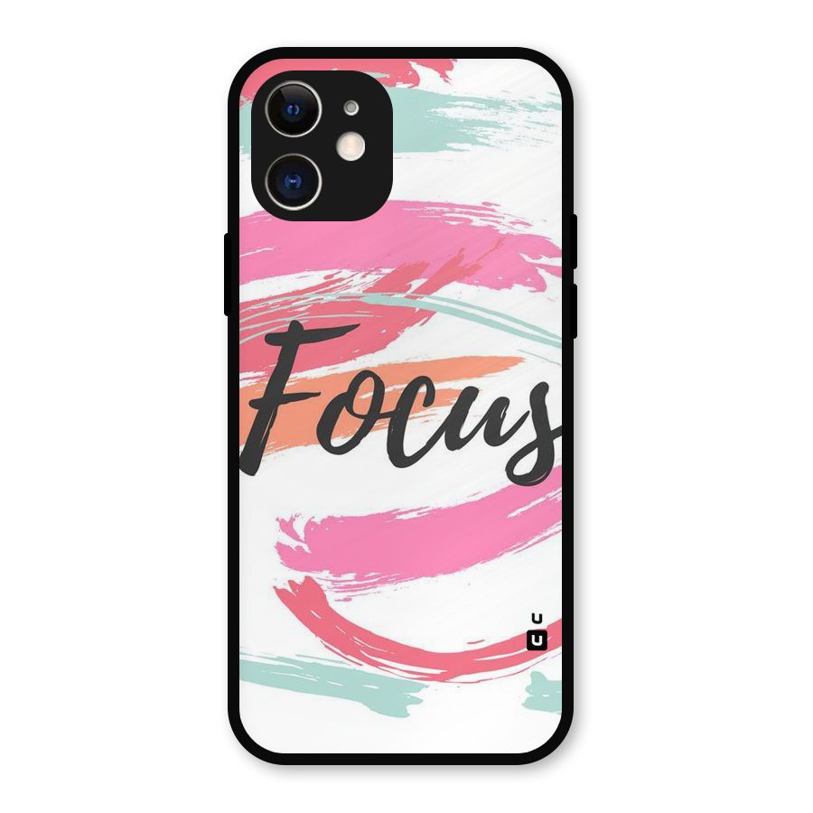 Focus Colours Metal Back Case for iPhone 12
