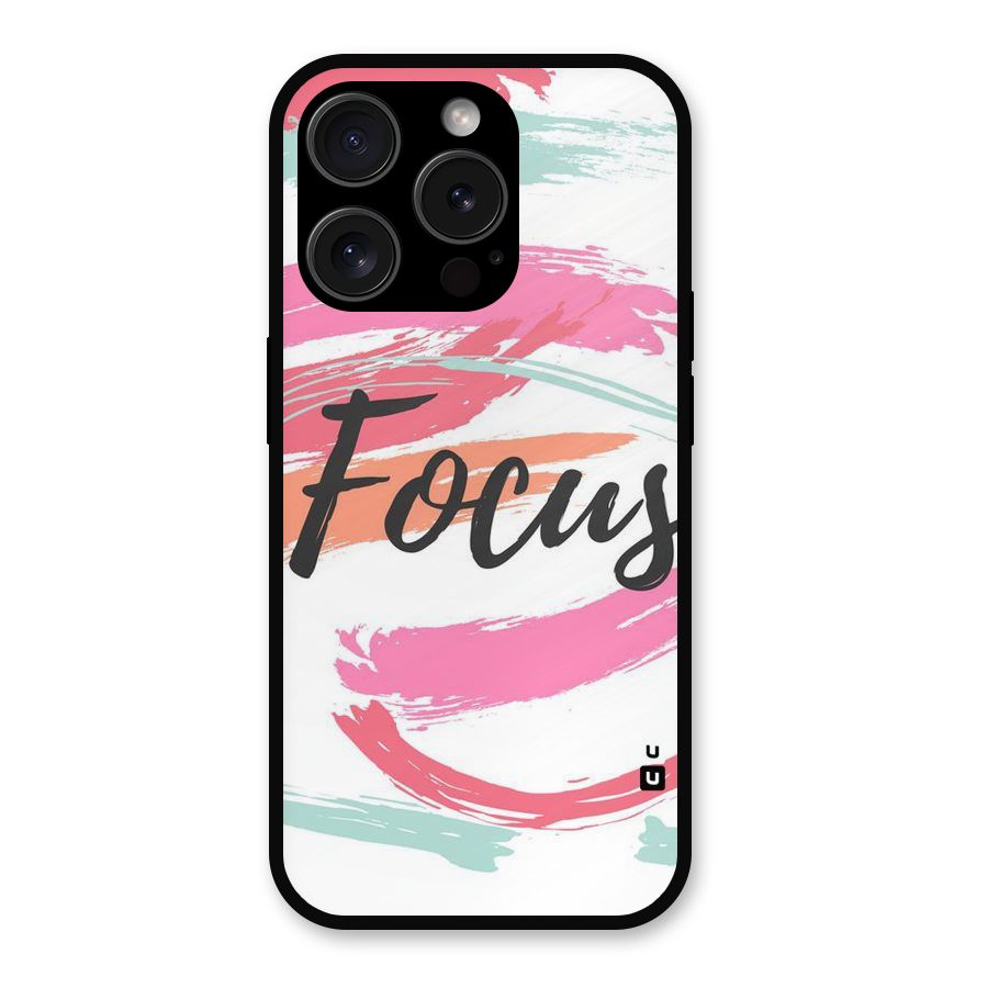 Focus Colours Metal Back Case for iPhone 15 Pro