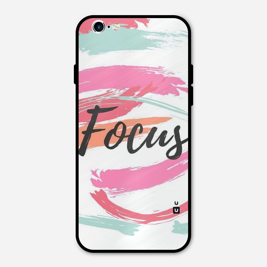 Focus Colours Metal Back Case for iPhone 6 6s