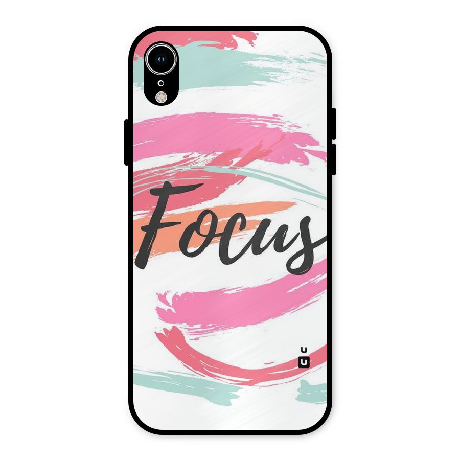 Focus Colours Metal Back Case for iPhone XR
