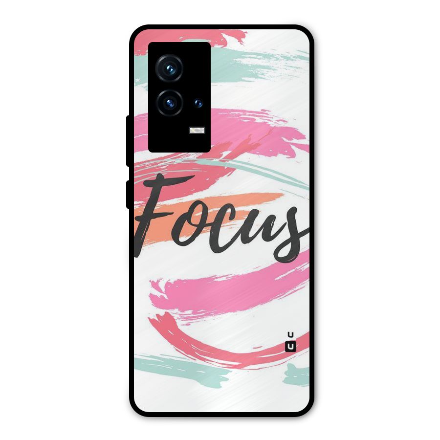 Focus Colours Metal Back Case for iQOO 9 5G