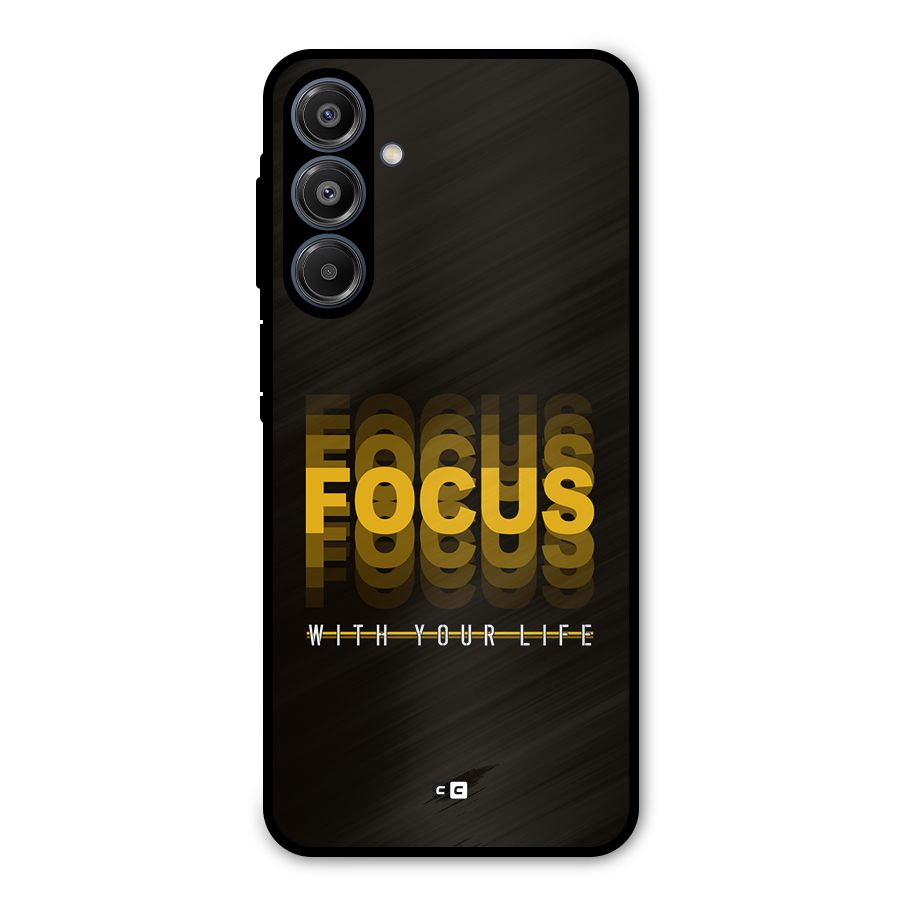 Focus Life Metal Back Case for Galaxy A16 5G