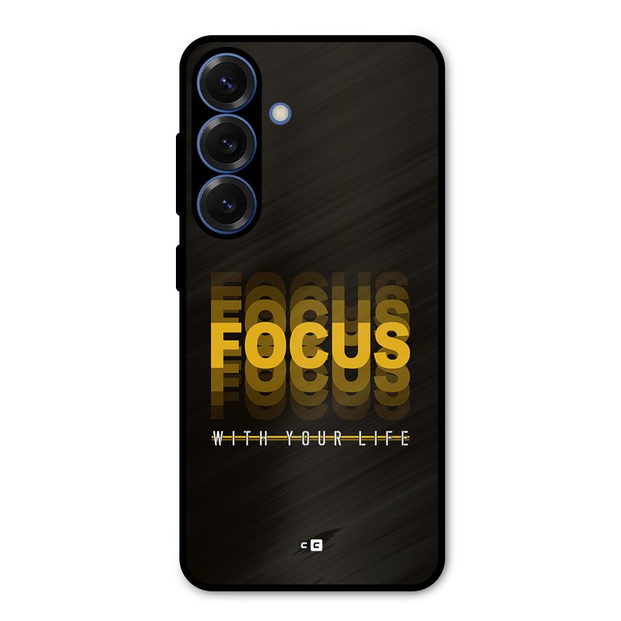 Focus Life Metal Back Case for Galaxy S25
