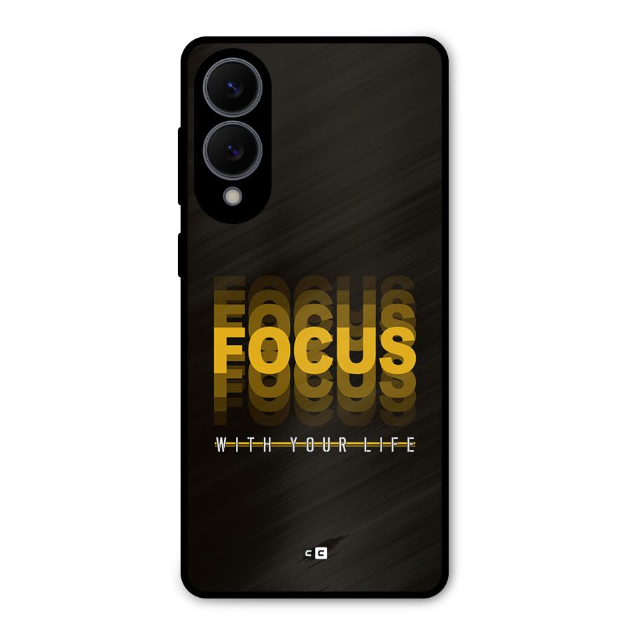 Focus Life Metal Back Case for Galaxy S25 Edge