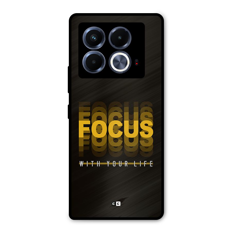 Focus Life Metal Back Case for Infinix Note 40 5G