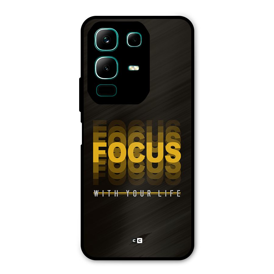 Focus Life Metal Back Case for Infinix Note 50x