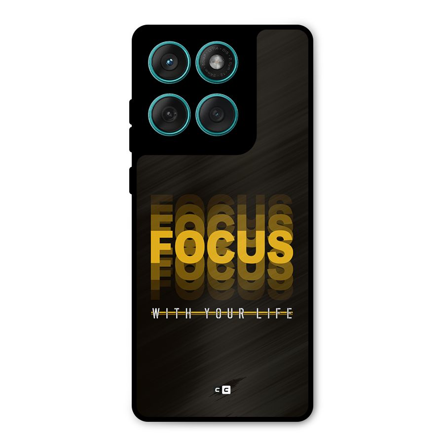 Focus Life Metal Back Case for Motorola Edge 60 Fusion