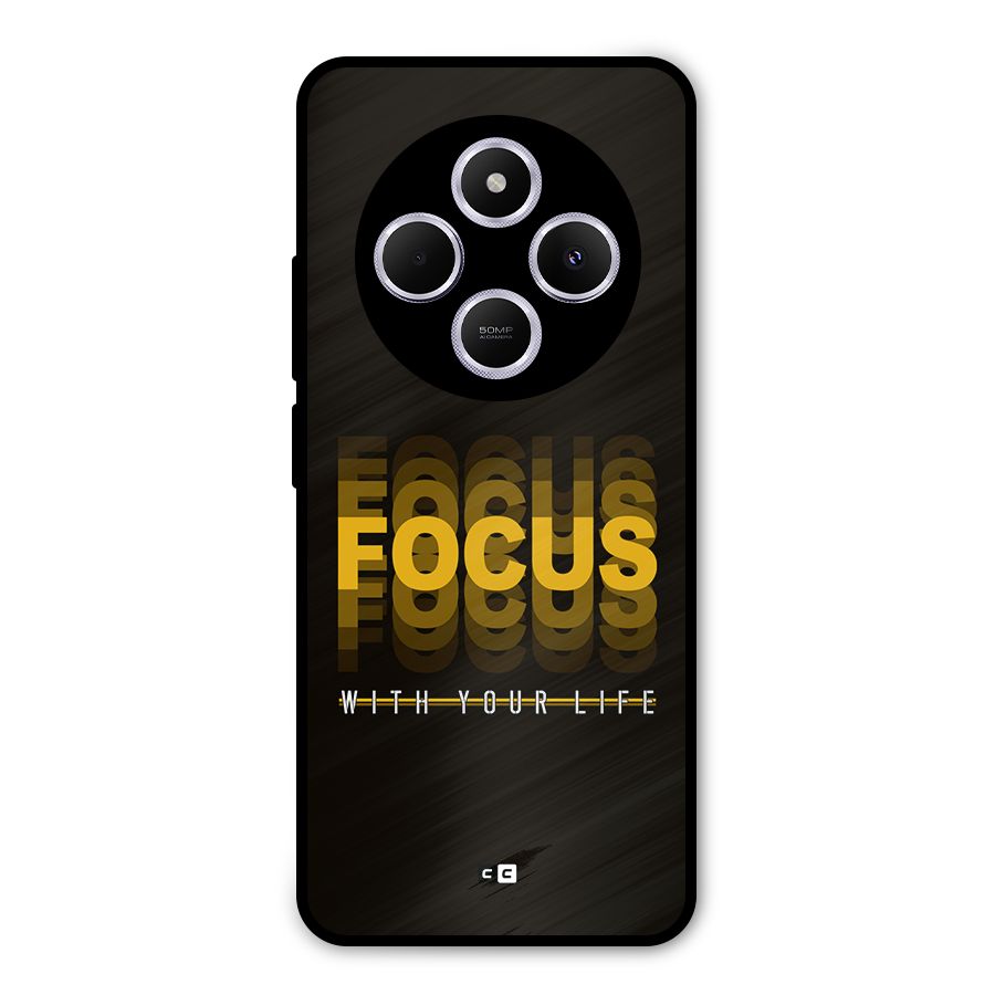 Focus Life Metal Back Case for Poco C75 5G