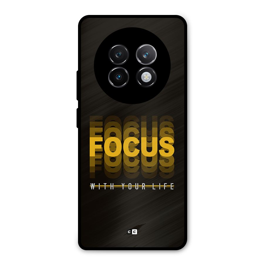 Focus Life Metal Back Case for Realme 13 Plus