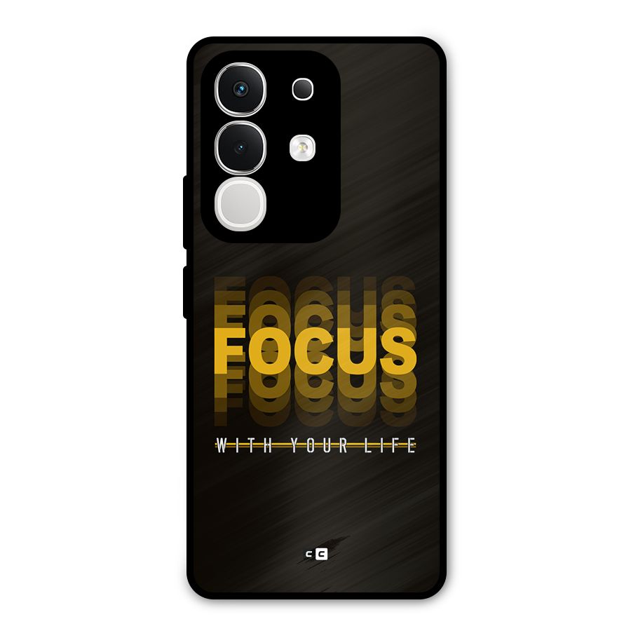 Focus Life Metal Back Case for iQOO Z10x