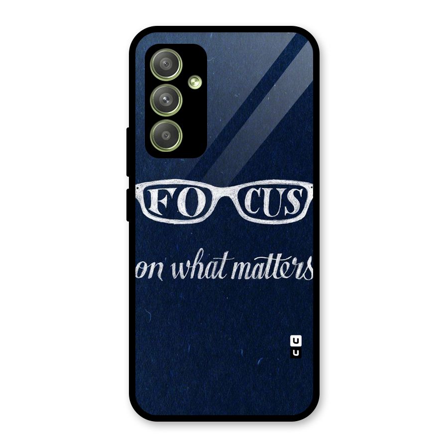 Focus Matters Glass Back Case for Galaxy A54