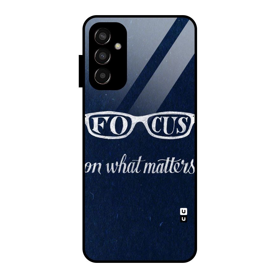 Focus Matters Glass Back Case for Galaxy F13
