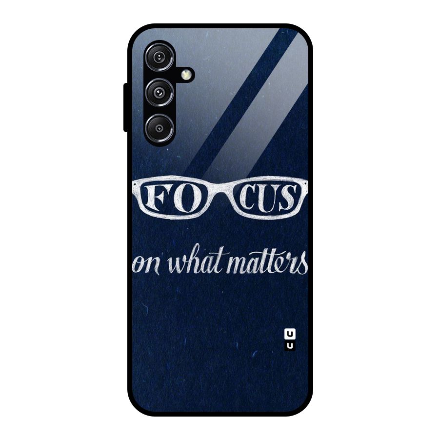 Focus Matters Glass Back Case for Galaxy M34 5G