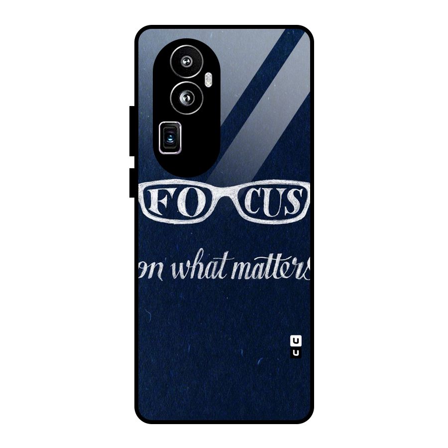 Focus Matters Glass Back Case for Oppo Reno10 Pro Plus