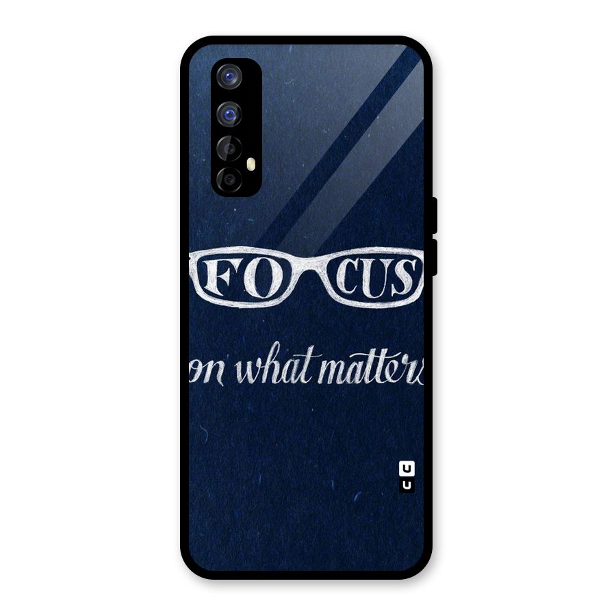 Focus Matters Glass Back Case for Realme Narzo 20 Pro