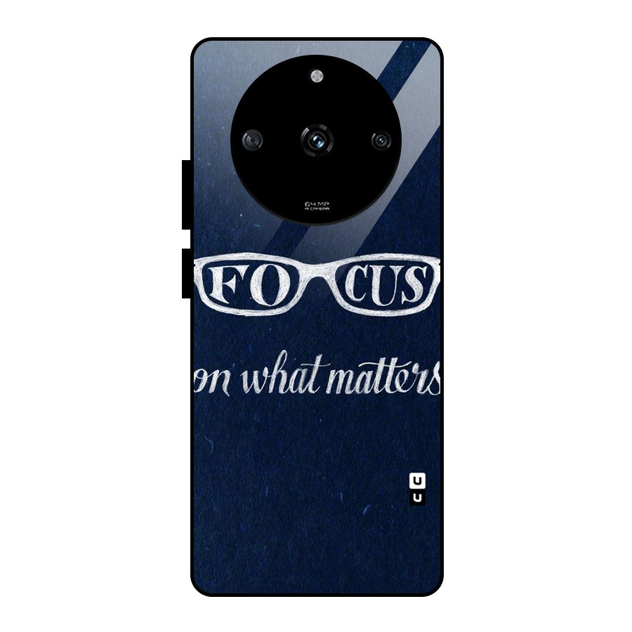Focus Matters Glass Back Case for Realme Narzo 60 5G