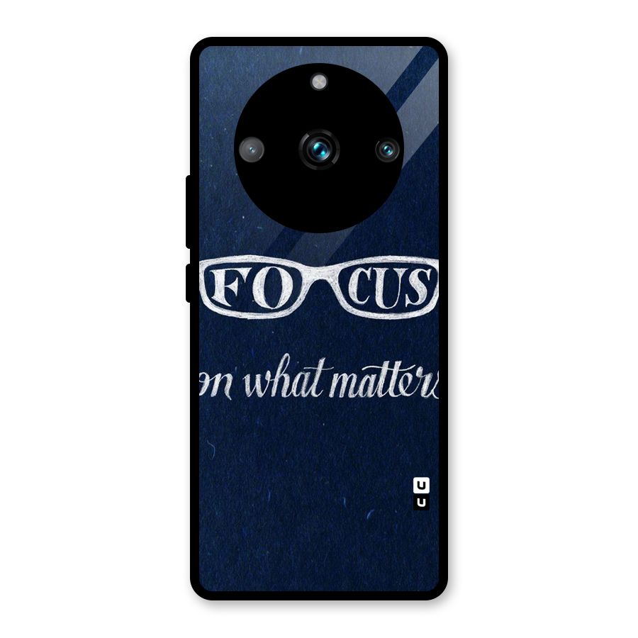 Focus Matters Glass Back Case for Realme Narzo 60 Pro