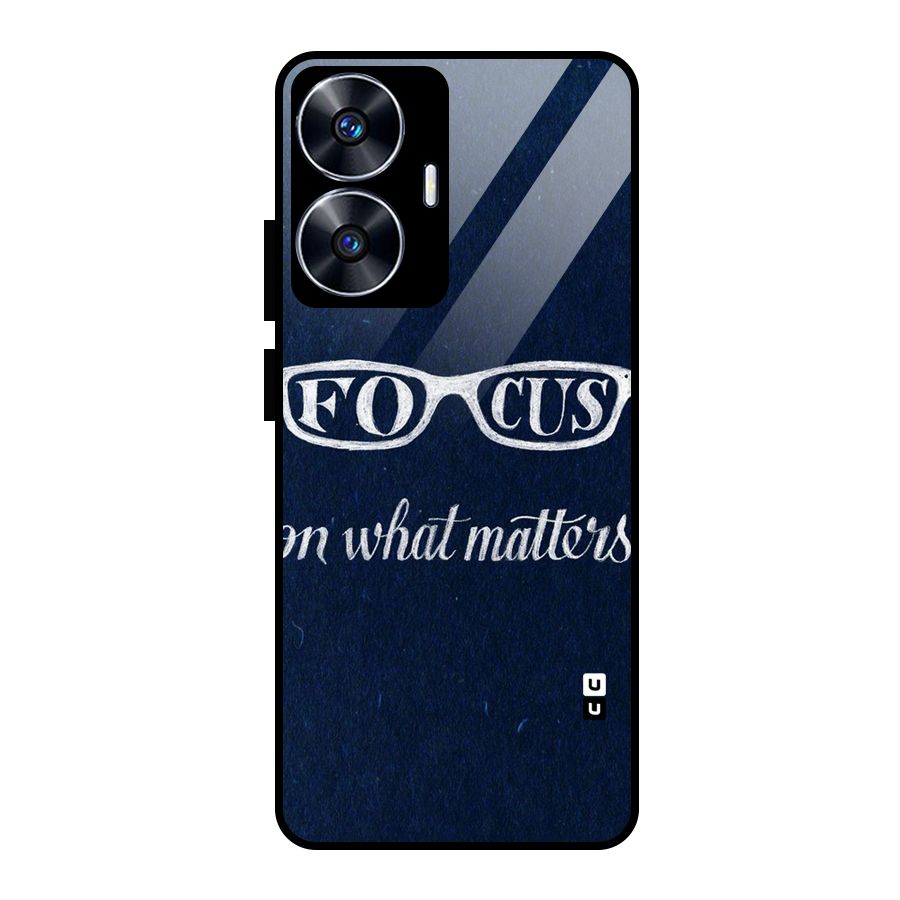 Focus Matters Glass Back Case for Realme Narzo N55