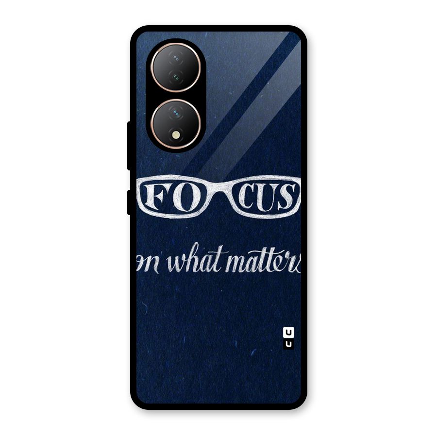 Focus Matters Glass Back Case for Vivo Y100A