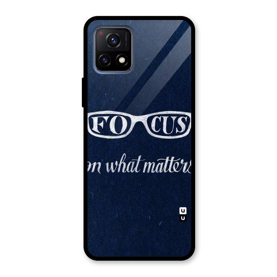 Focus Matters Glass Back Case for Vivo Y72 5G