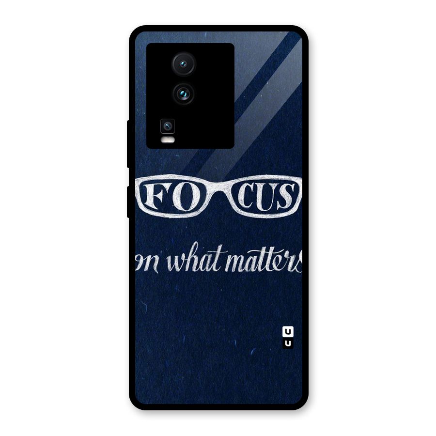 Focus Matters Glass Back Case for Vivo iQOO Neo 7