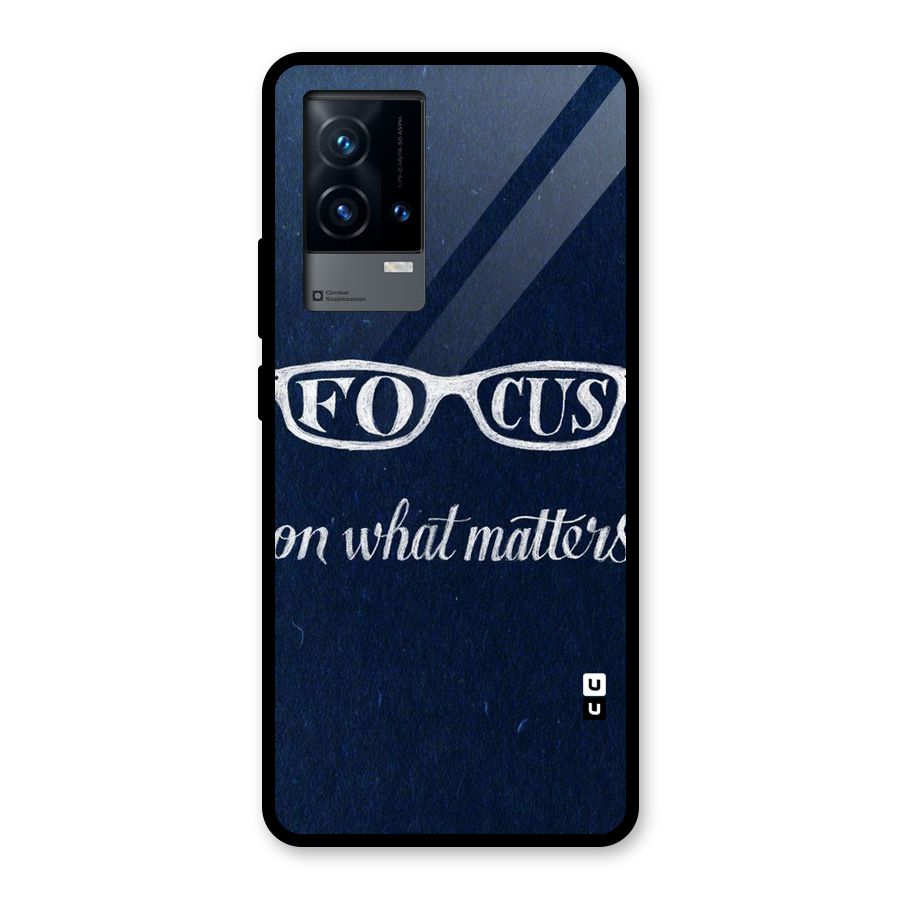 Focus Matters Glass Back Case for iQOO 9 5G
