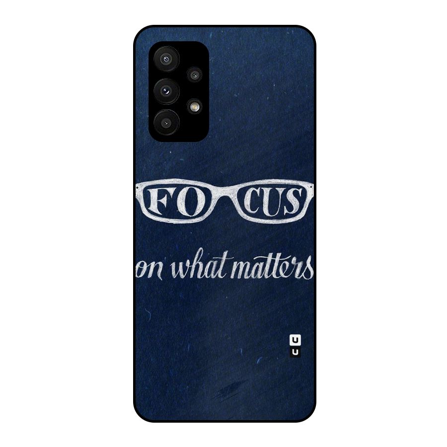 Focus Matters Metal Back Case for Galaxy A23
