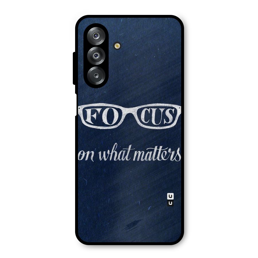 Focus Matters Metal Back Case for Galaxy A26