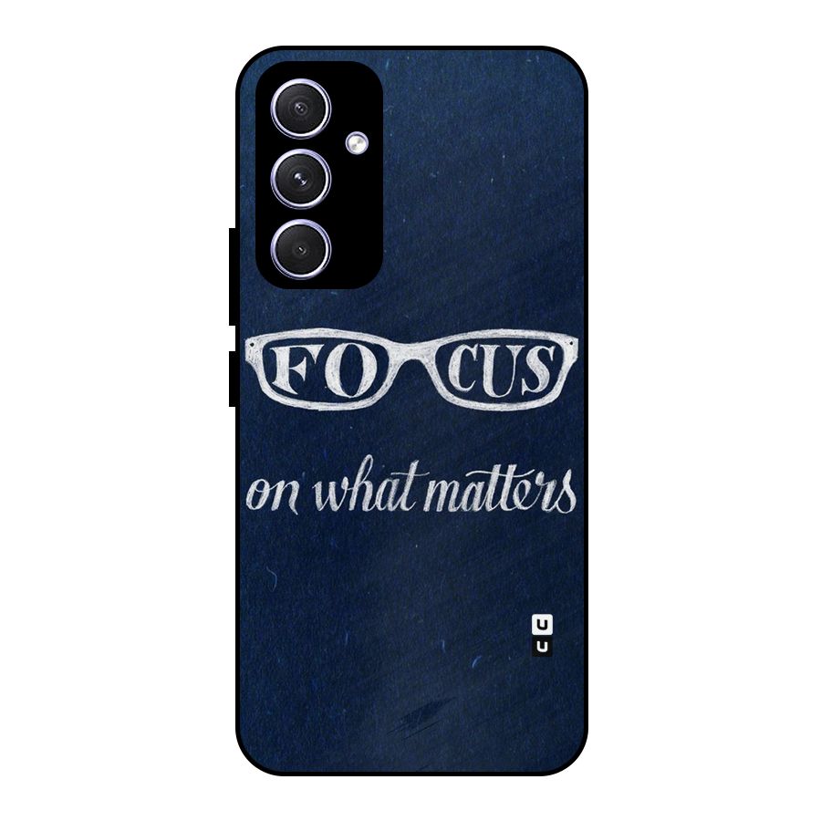 Focus Matters Metal Back Case for Galaxy A54