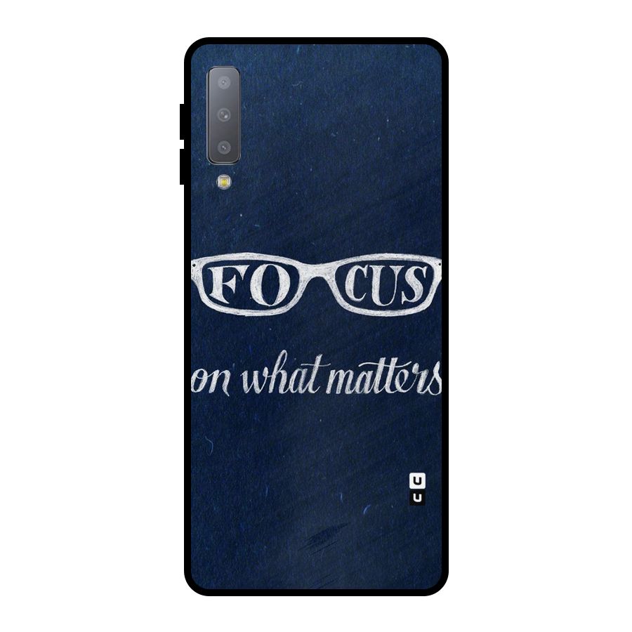 Focus Matters Metal Back Case for Galaxy A7 (2018)