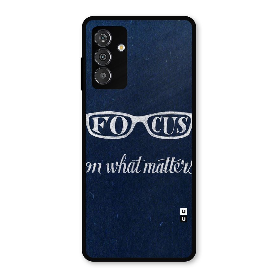 Focus Matters Metal Back Case for Galaxy F13