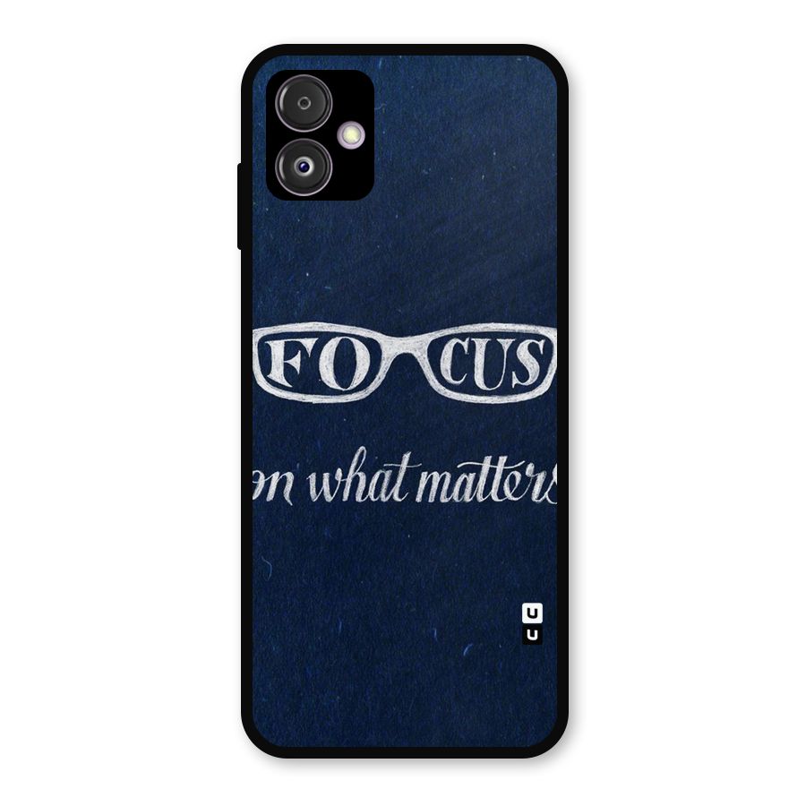 Focus Matters Metal Back Case for Galaxy F14