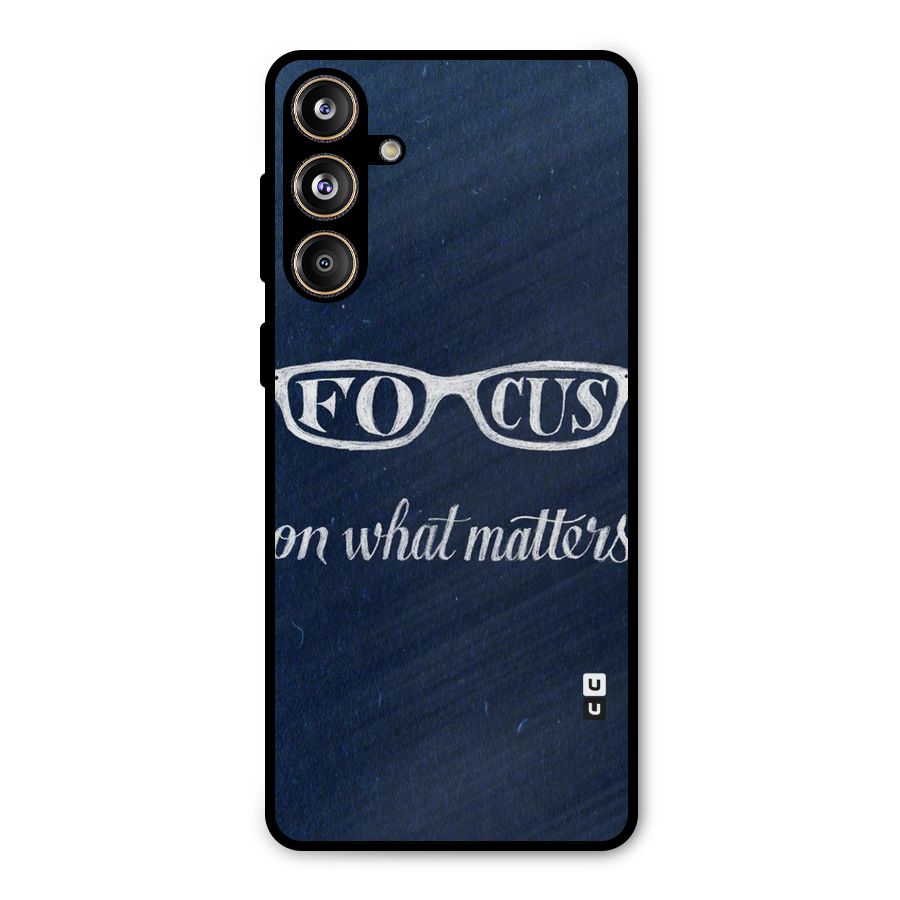 Focus Matters Metal Back Case for Galaxy F55