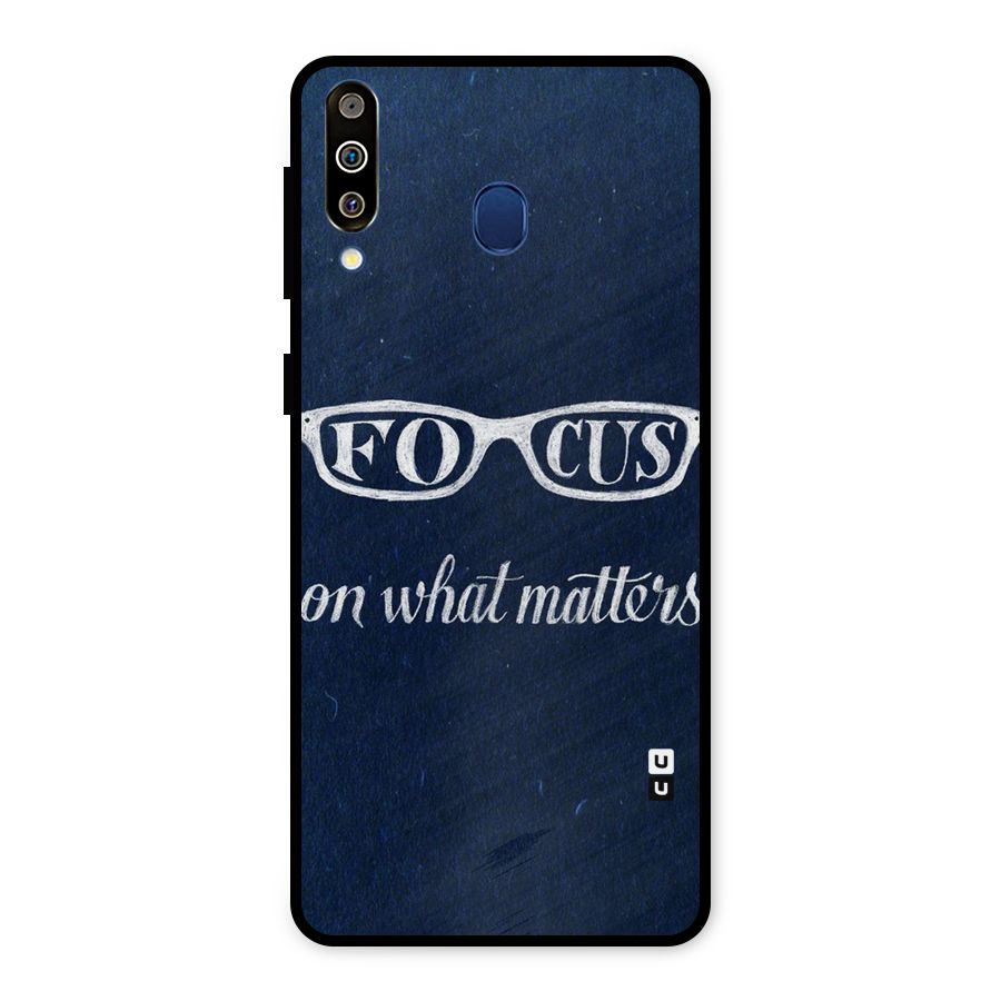 Focus Matters Metal Back Case for Galaxy M30