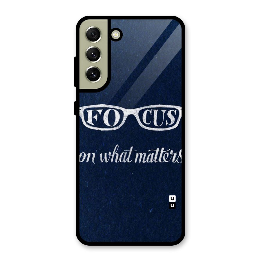 Focus Matters Metal Back Case for Galaxy S21 FE 5G (2023)