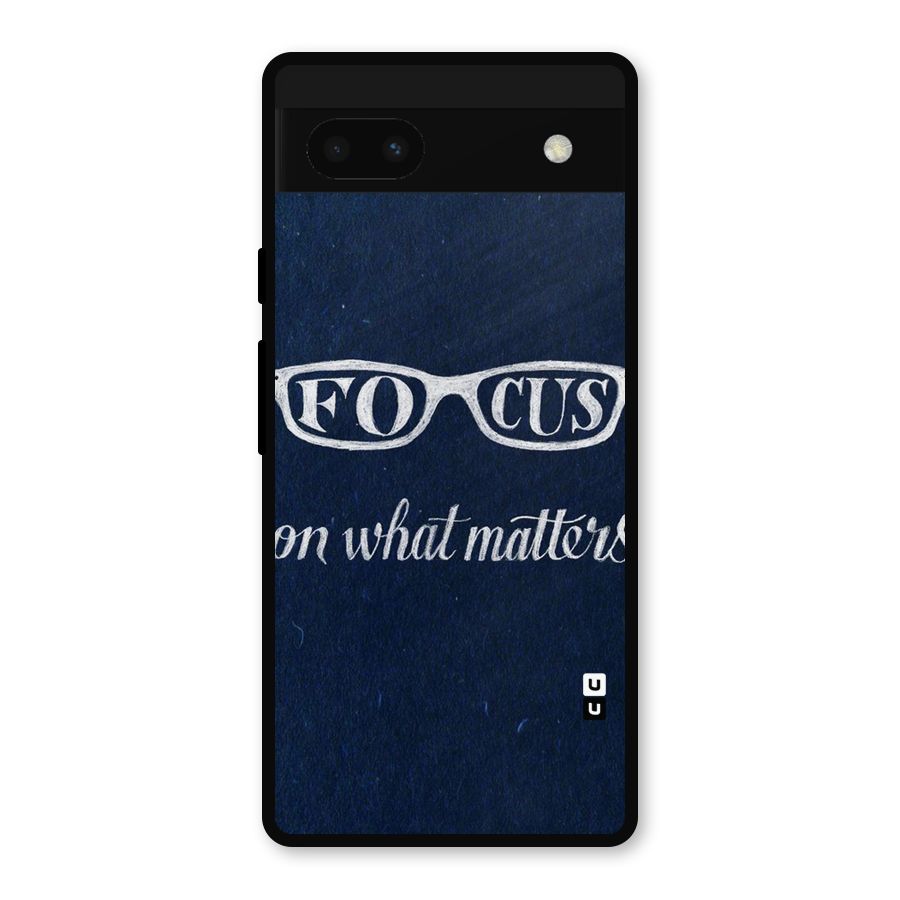 Focus Matters Metal Back Case for Google Pixel 6a