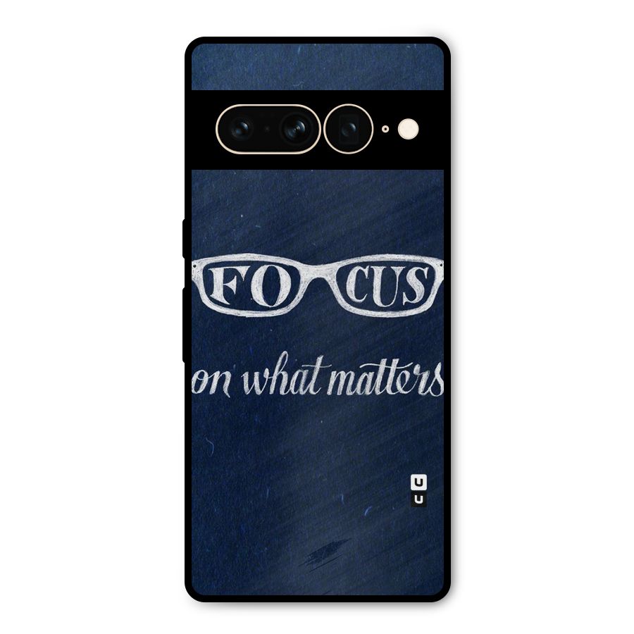 Focus Matters Metal Back Case for Google Pixel 7 Pro