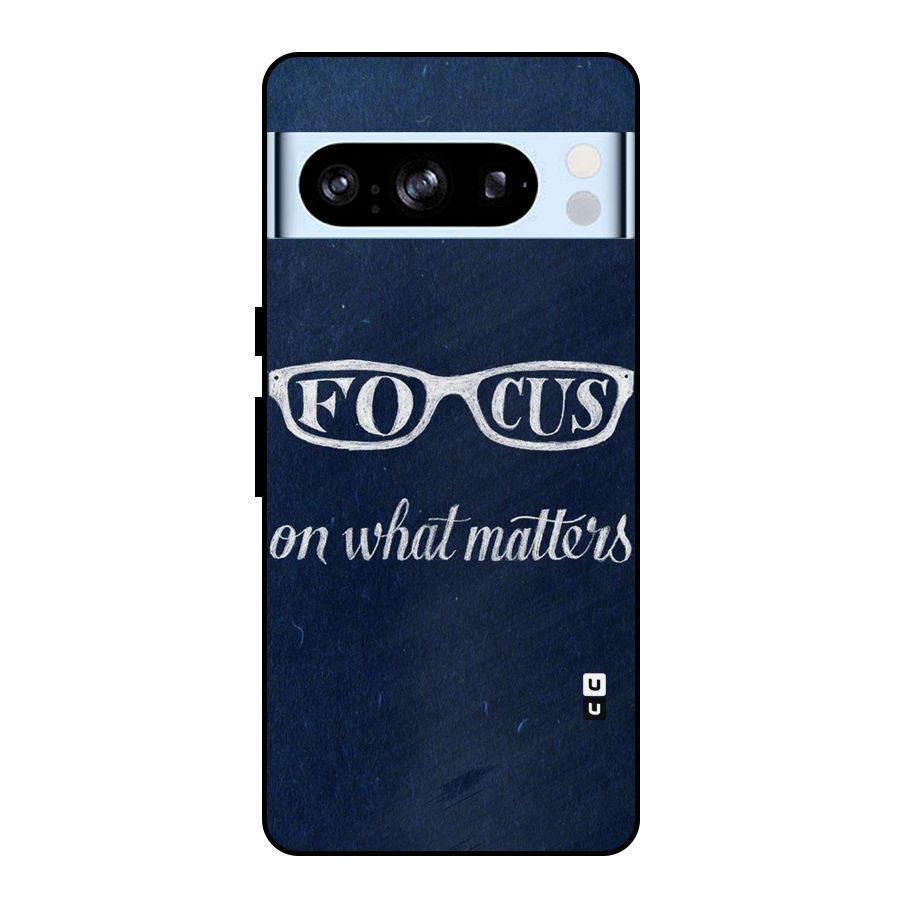 Focus Matters Metal Back Case for Google Pixel 8 Pro