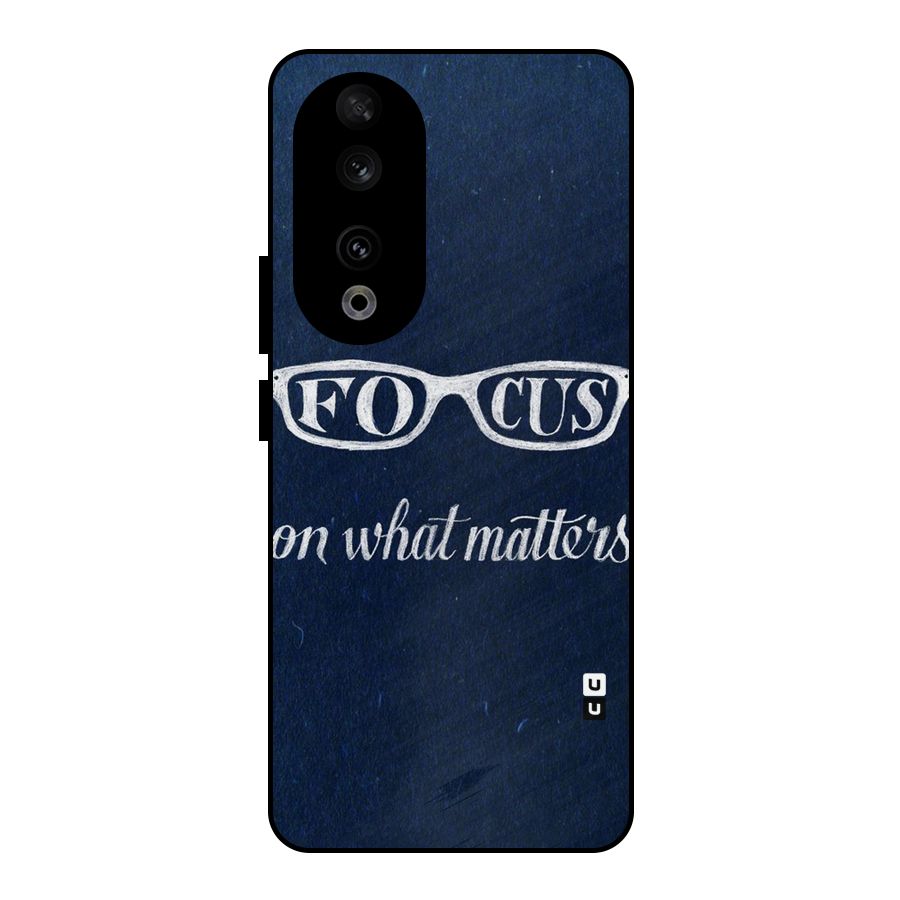 Focus Matters Metal Back Case for Honor 90