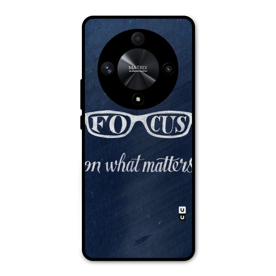 Focus Matters Metal Back Case for Honor X9b