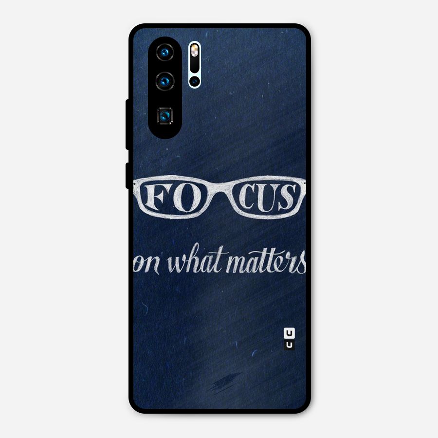 Focus Matters Metal Back Case for Huawei P30 Pro