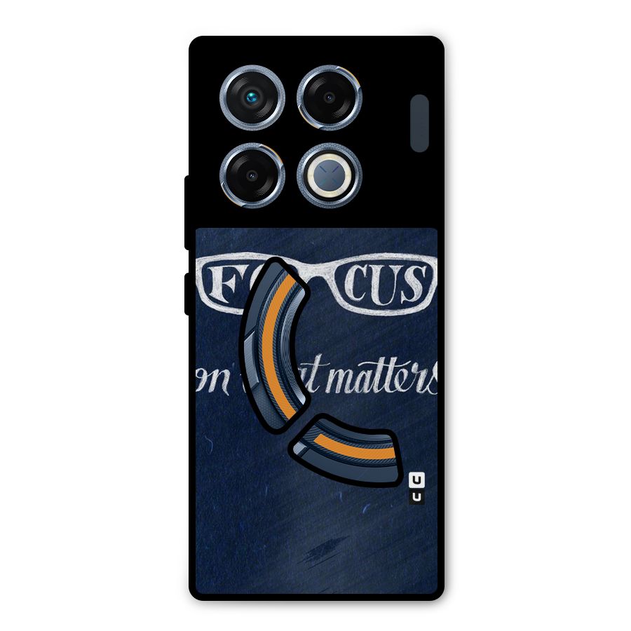 Focus Matters Metal Back Case for Infinix GT 20 Pro