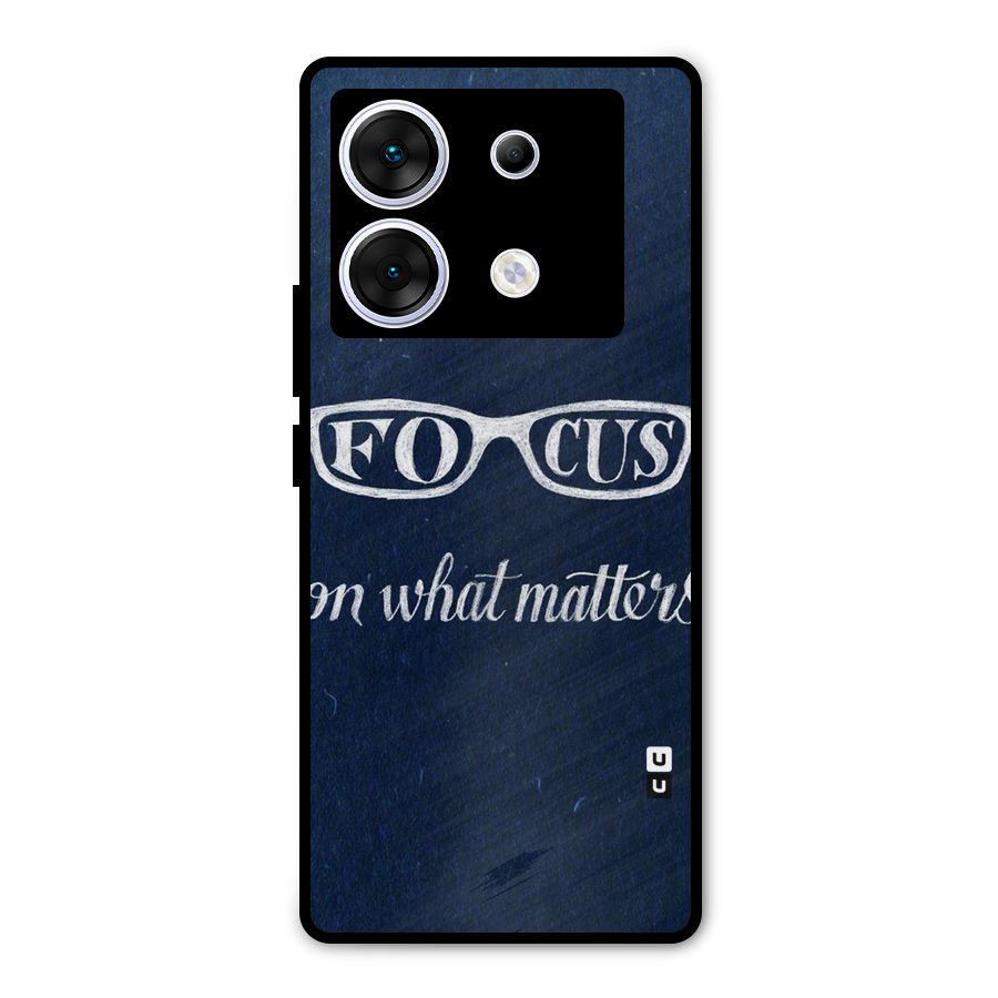 Focus Matters Metal Back Case for Infinix Zero 30 5G