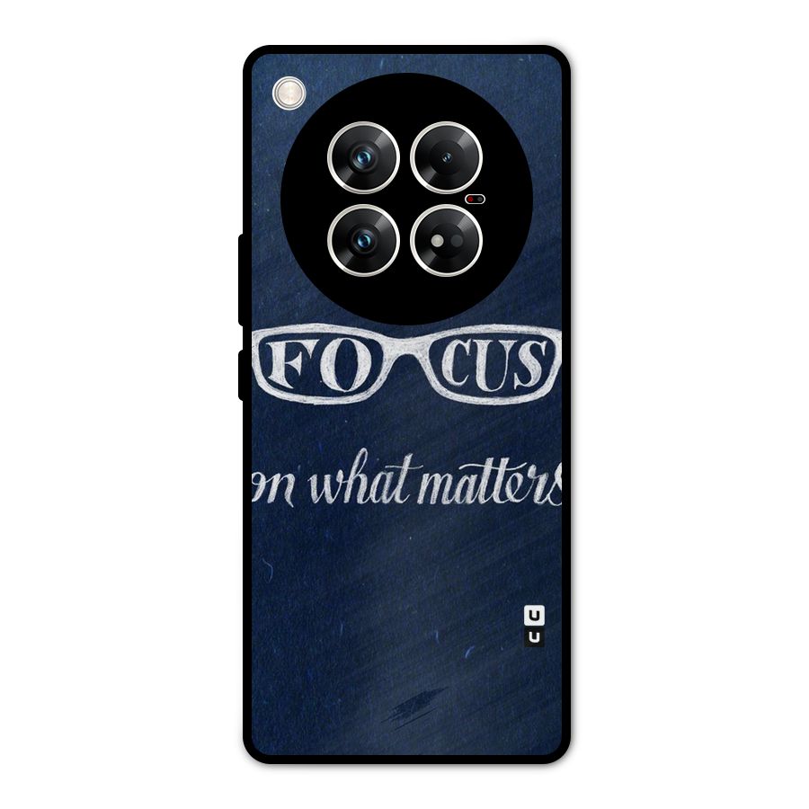 Focus Matters Metal Back Case for Infinix Zero 40 5G