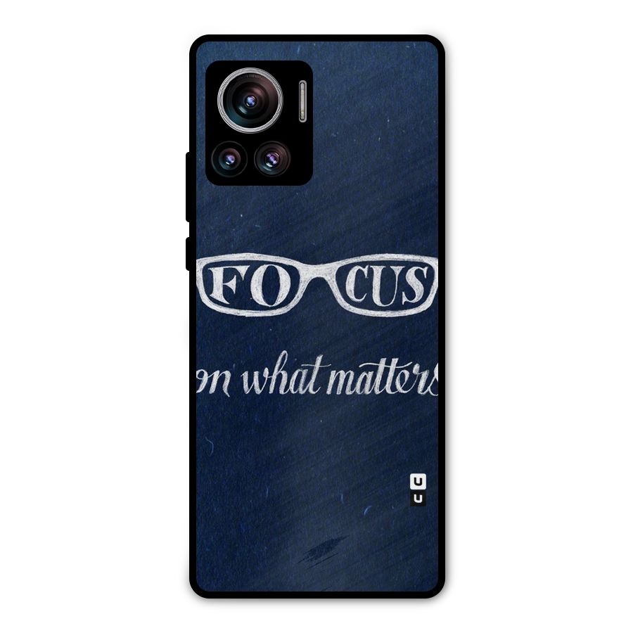 Focus Matters Metal Back Case for Motorola Edge 30 Ultra