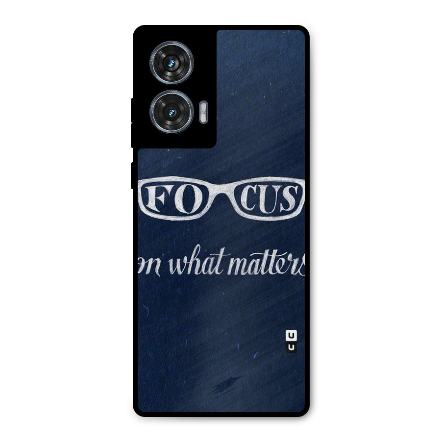 Focus Matters Metal Back Case for Motorola Edge 50 Fusion