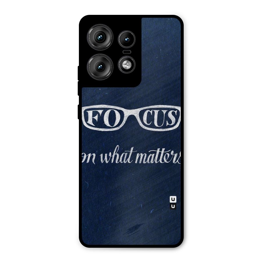 Focus Matters Metal Back Case for Motorola Edge 50 Pro