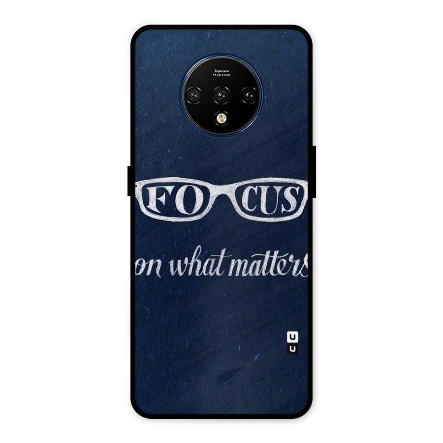 Focus Matters Metal Back Case for OnePlus 7T